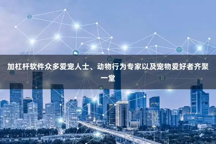 加杠杆软件众多爱宠人士、动物行为专家以及宠物爱好者齐聚一堂